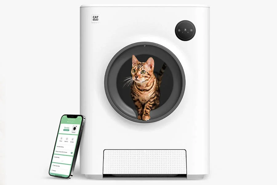 cat robot litter