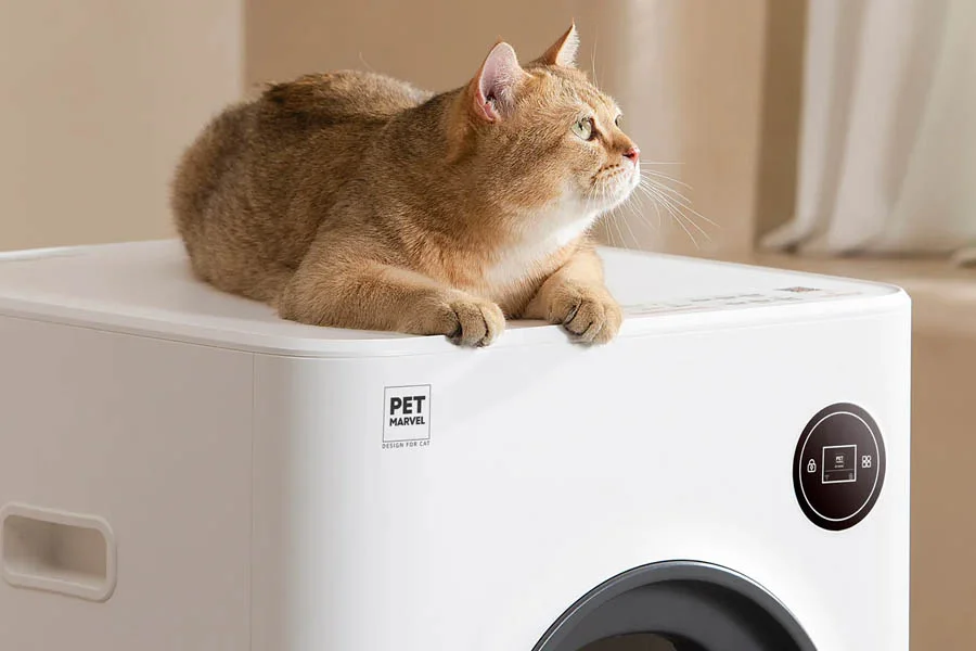 cat robot litter