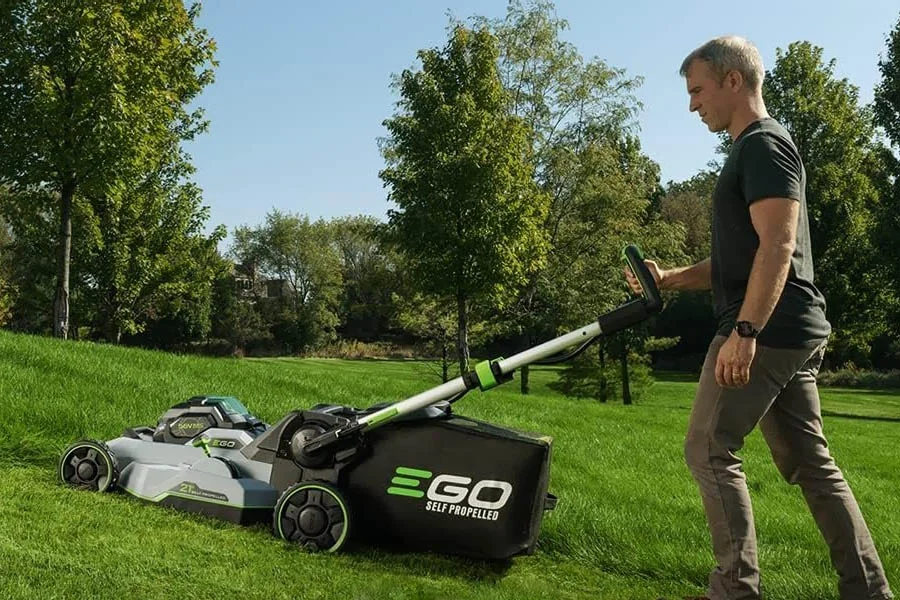 best battery push mower